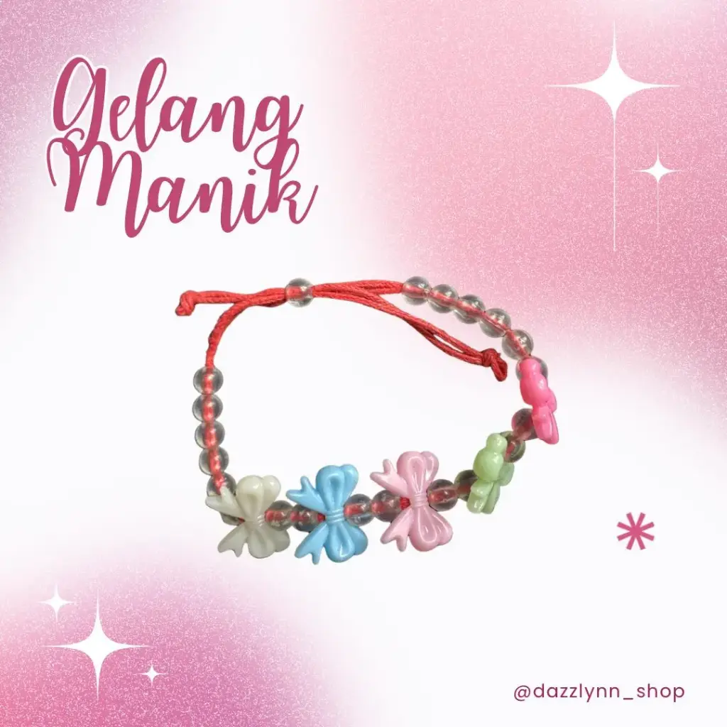Gelang Ribbon Charm